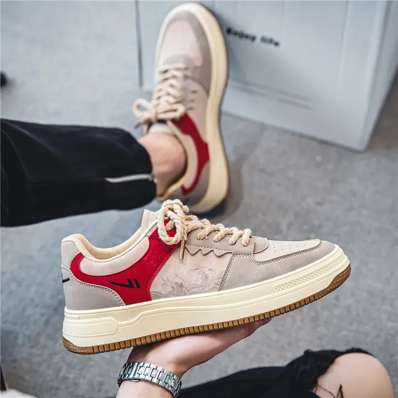 Original Mens Tennis Fashion Casual Men Gym Footwear Platform Cozy Skate Shoes In 250310_voghion.com