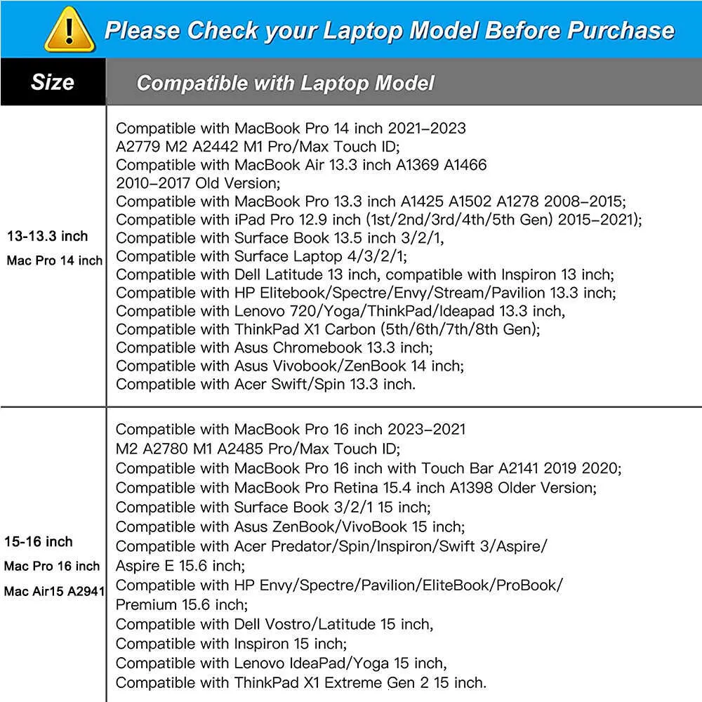 Borsa per laptop più recente 13 14 15 16 17 pollici per Book Air Pro M1 M2 M3 Custodia per notebook da ufficio Custodia da viaggio per computer a tracolla_voghion.com