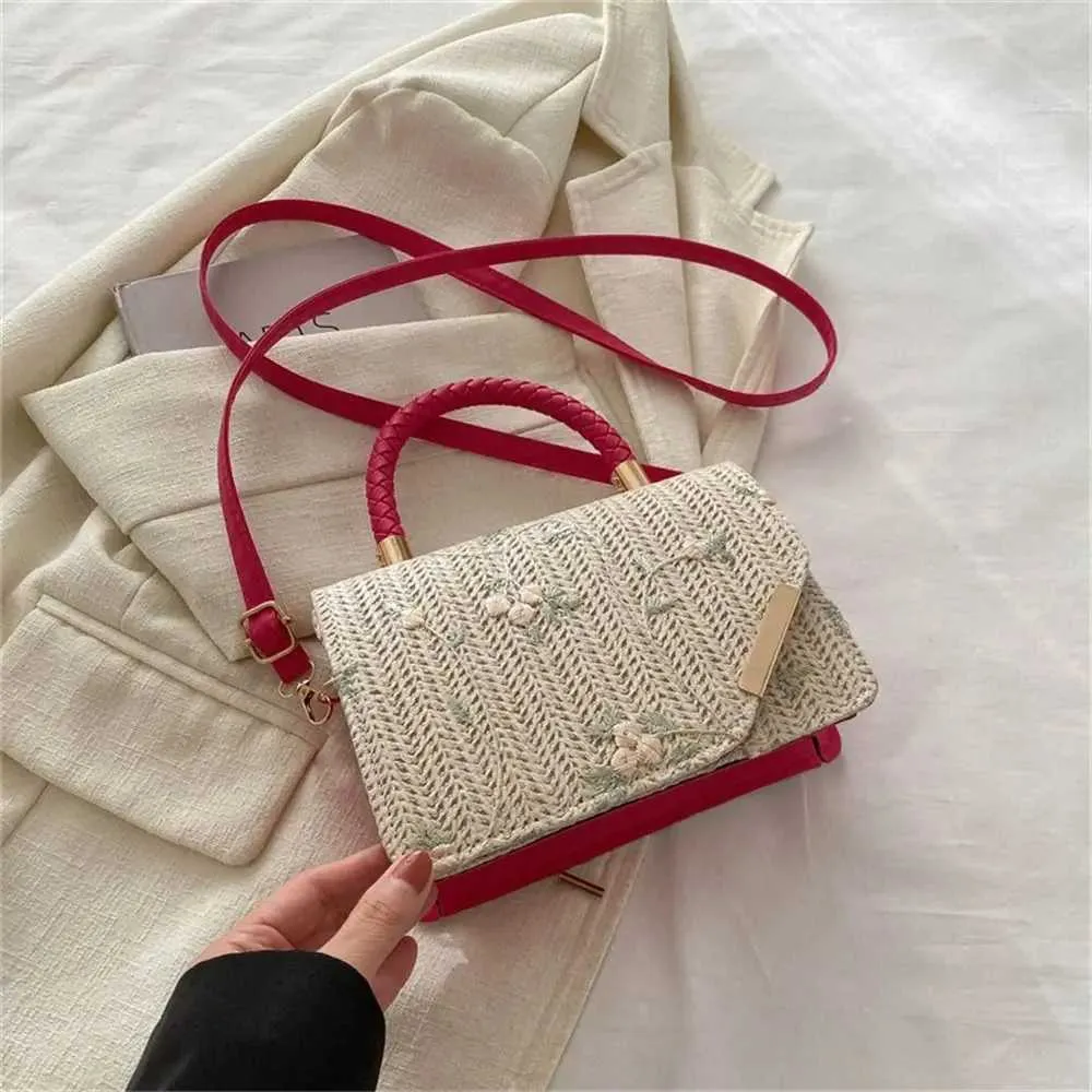 Borsa a tracolla in paglia boho per donna estate spiaggia mare_voghion.com