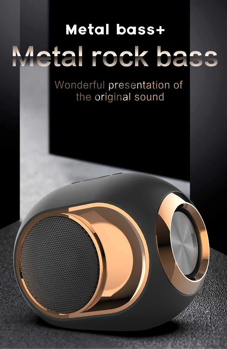 portable High-end Bluetooth Good Quality Audio Wireless Dual Speakers Christmas Gift Speaker_voghion.com