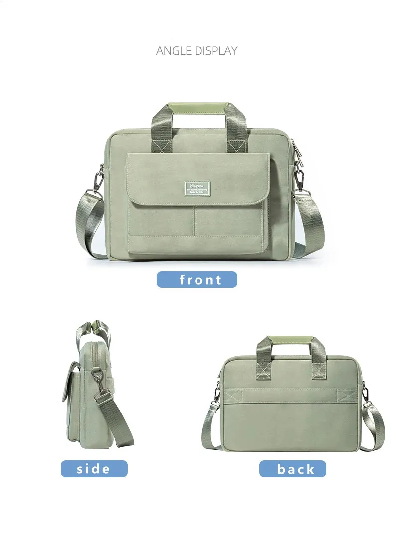 13.3 14 15.6 16 inch Laptop Bag Shoulder Handbag Briefcases Sleeve Case For book Air Pro HP 240907_voghion.com