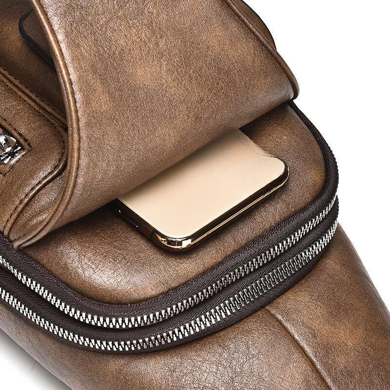 Men's Backpack Casual Satchel Fashion Chest Bag_voghion.com