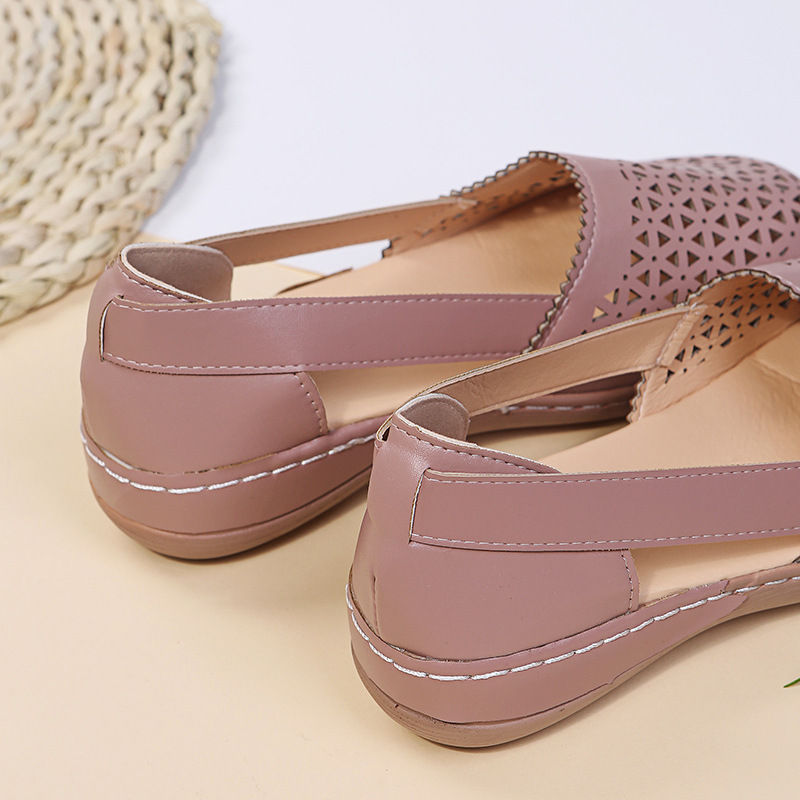 Modische, lässige, perforierte Schuhe für Damen_voghion.com