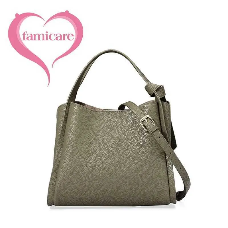 Famicare Borsa da donna in vera pelle di vacchetta Piccola borsa da donna a tracolla Borsa da pranzo con design geometrico Borsa a tracolla Messenger_voghion.com
