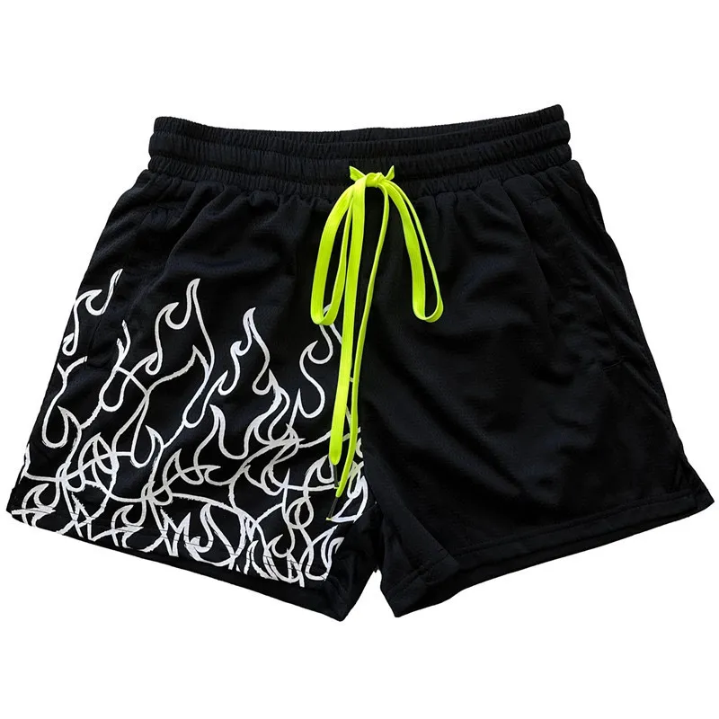 Successful Man Men's Basic Crewly Short Men Casual Mesh Breathable Basketball Running Quick-Drying Kill Crewliness_voghion.com