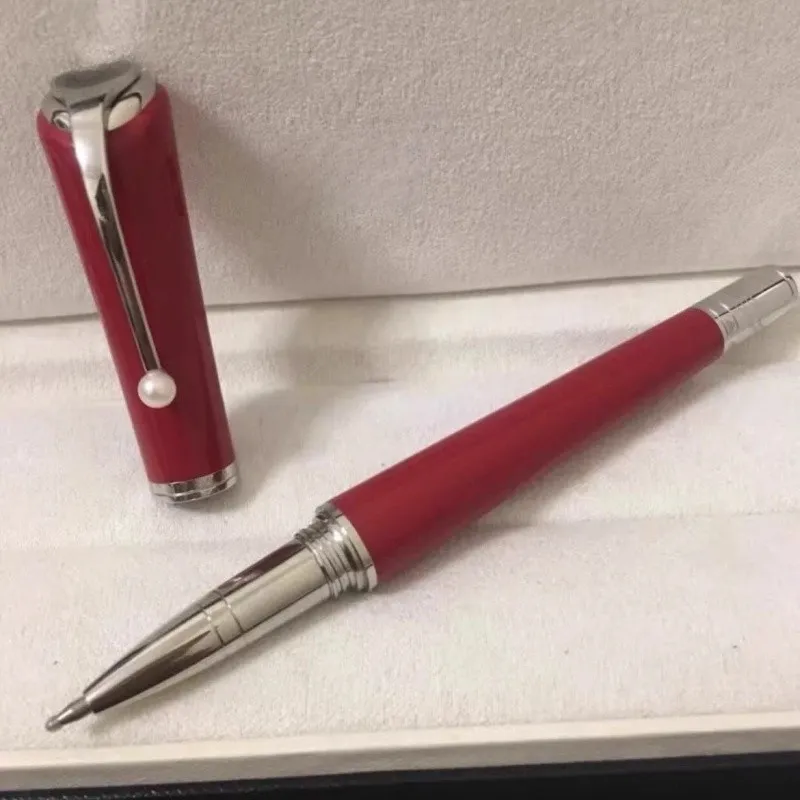 wholesale Wholesale Luxury Monte Black Resin And Crystal Star Roller Ball Pen / Ballpoint Pen / Fountain Pen Business Office Stationery Gift Bn010_voghion.com