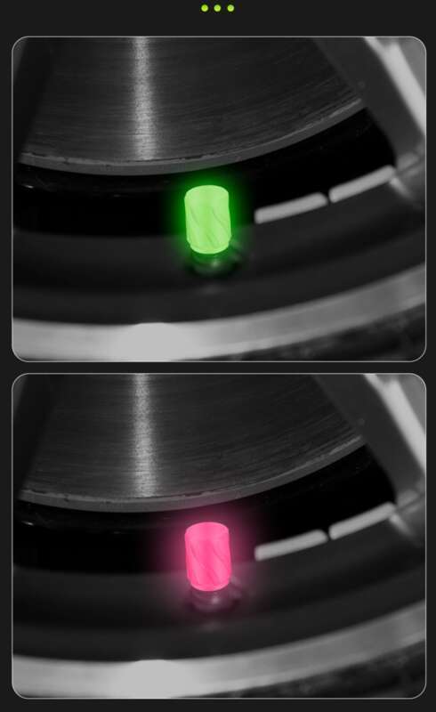 New Luminous Valve Cap For Electric Vehicles, Motorcycles, And Tires_voghion.com