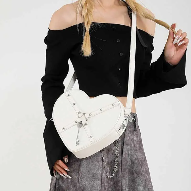 Rucsac mini din piele PU pentru femei, cu pandantiv în formă de inimă, impermeabil, cu fermoar, Ba241217_voghion.com