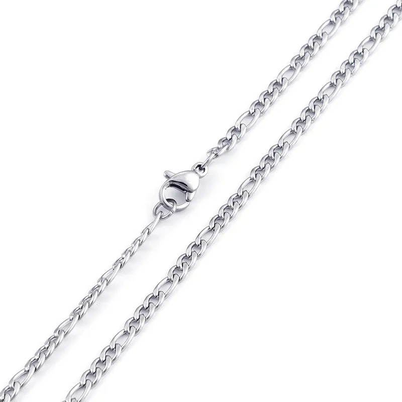18 Karat Gold Edelstahl Hip Hop Halsketten kubanische Kette für Männer_voghion.com
