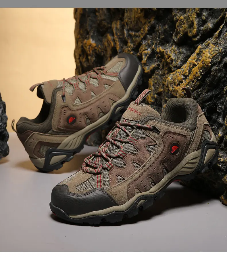 Large-size Fashion Trendy Outdoor Shoes, Casual Lightweight And Comfortable Hiking Shoes, All-season Breathable Hiking Shoes_voghion.com