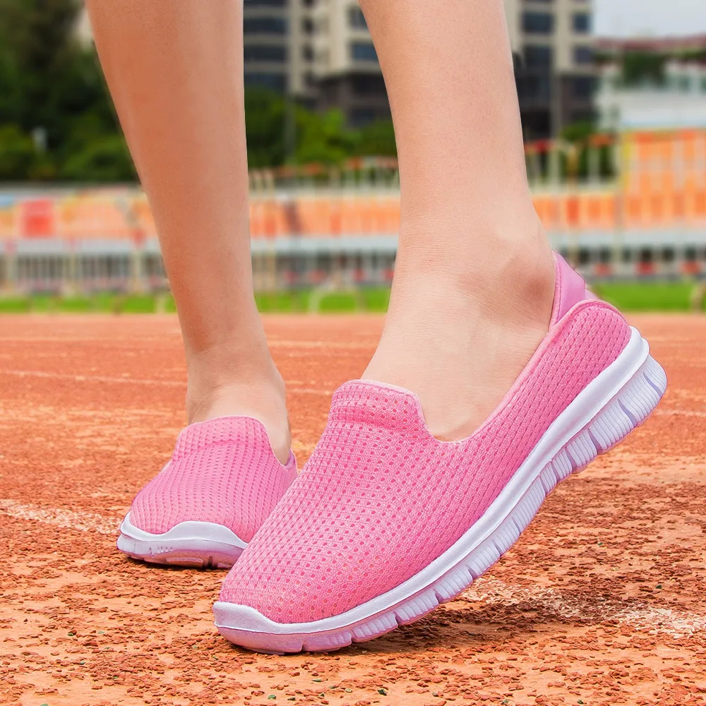 Lightweight 2021 Flat Sneakers New Women Breathable Loafers Quality Ladies Shoes Basket Femme Atillas Mujer Casualisd34_voghion.com