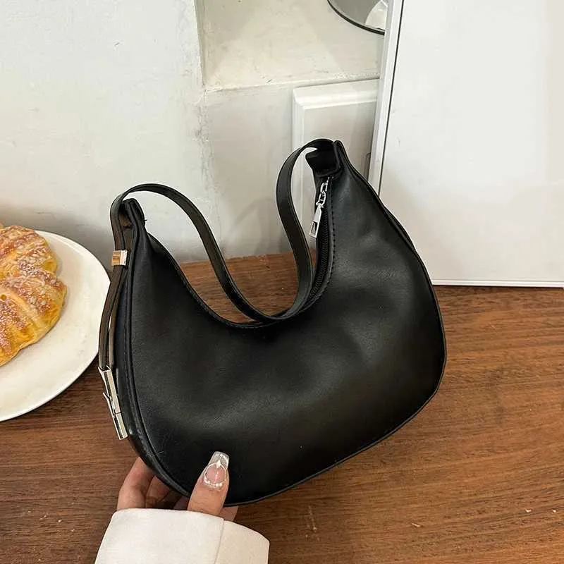Borsa a tracolla semplice da donna in pelle PU con tracolla alla moda Y241115_voghion.com