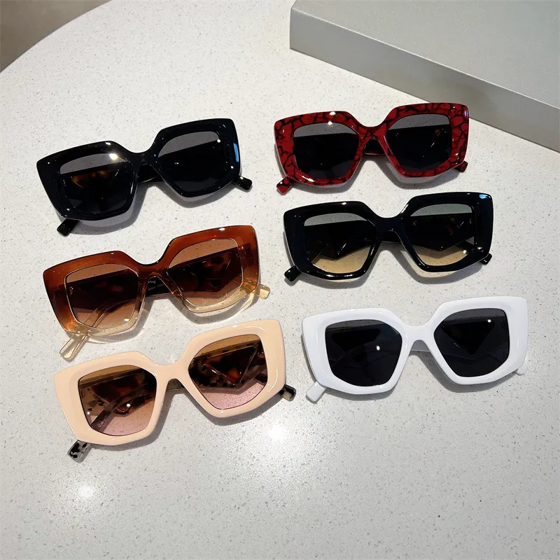 Designer Men's Oversized Sunglasses Irregular Square Gradient_voghion.com