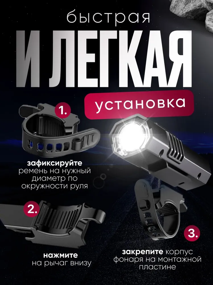 Bike Lights,Bike Light For Night Riding, 600 Lumen LED Bike Headlight,Rechargeable Bike Headlight, With High Beam&Low Beam Light_voghion.com