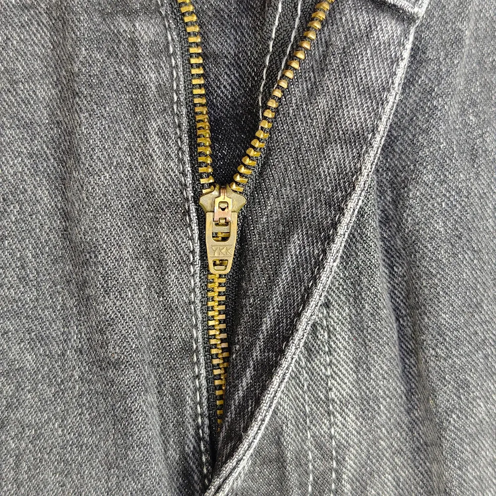 PEERAGE Y2k Retro Rhie Washed Wide Leg Baggy Long Jorts Vyriški Gatvės stiliaus Oversized Frayed Black Grey Loose Denim Jeans_voghion.com