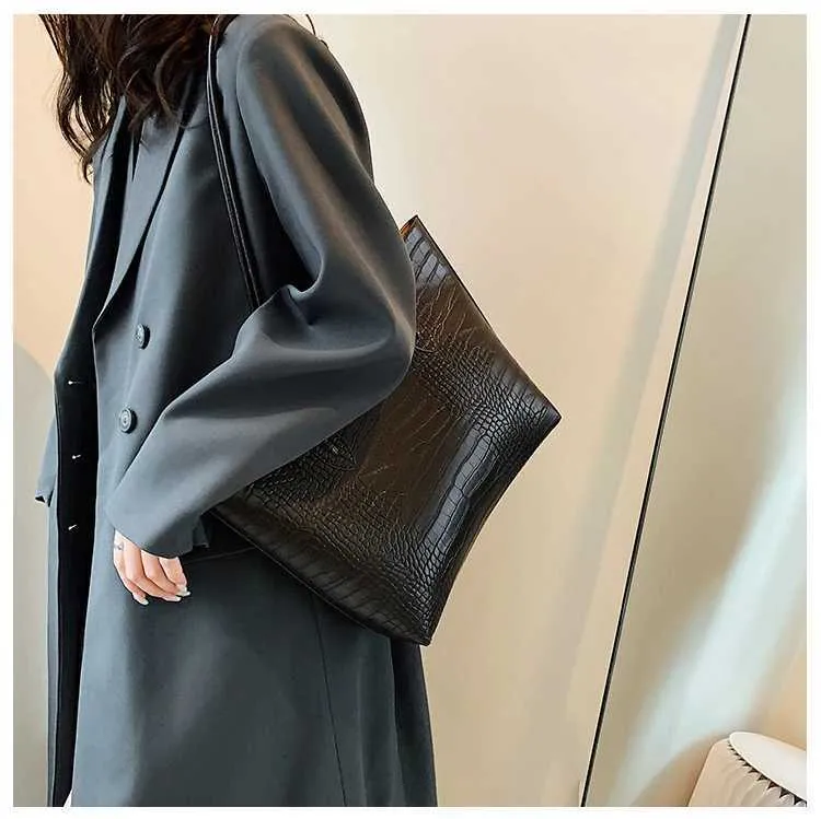 Große Umhängetasche aus PU-Leder für Frauen, Trend-Designer, Damenmode, Handtaschen, Geldbörsen sC241108_voghion.com