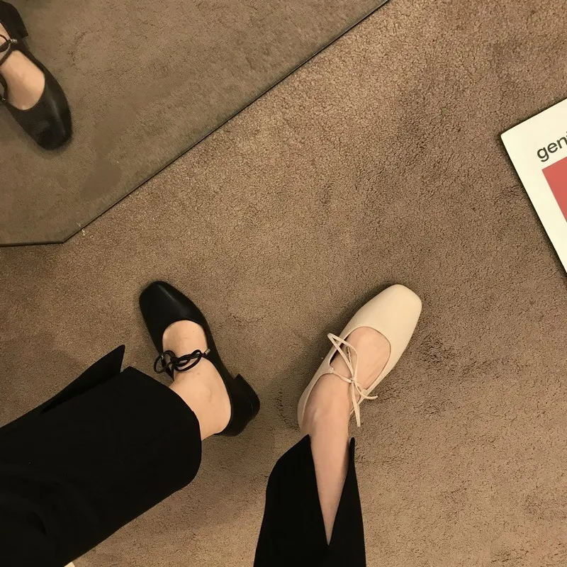 Dress Bailamos Casual Flats Comfortable Soft Boat Loafers Ballerina Shallow Round Toe Ballet Flat Shoes Women Slip On_voghion.com
