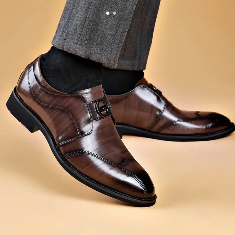 Brogues van lakleer voor heren, formeel, bruiloft, feest, kantoor, heren, Oxfords, zakelijke schoenen, mocassins, schoen 240719_voghion.com