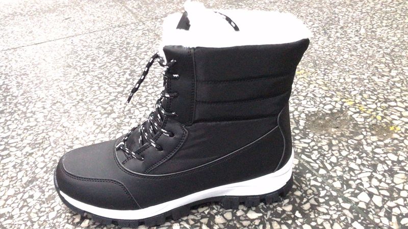 Stivali da neve caldi e spessi alla moda invernale 2024 da donna, scarpe in cotone_voghion.com