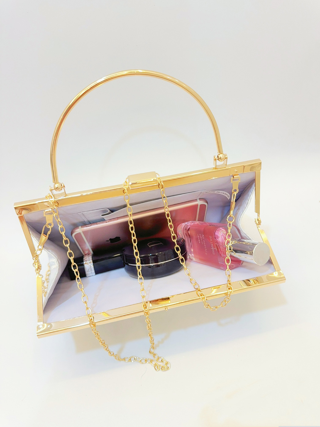 Nuova borsa minimalista e alla moda con intarsi di diamanti per riunioni di squadra, borse, abiti con strass, croce diagonale_voghion.com