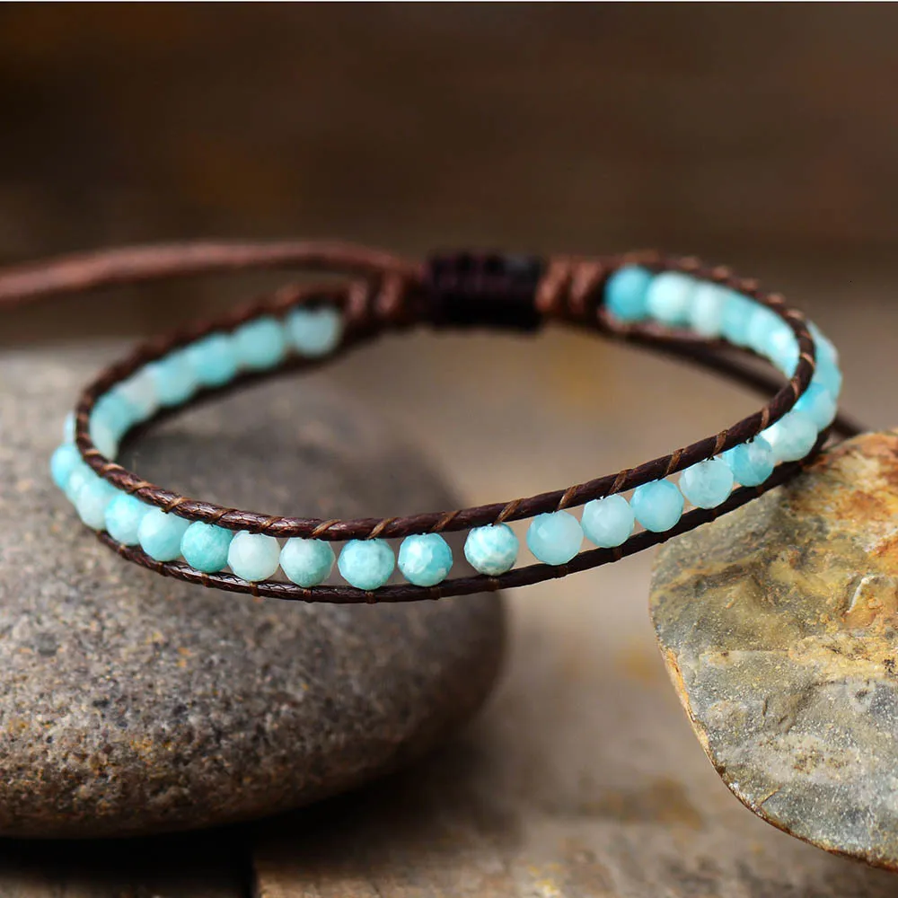 Braccialetti con ciondolo da donna, carini, fatti a mano, con perline, in corda intrecciata, stile bohémien, per ragazze adolescenti, gioielli vegani, dropshipping_voghion.com