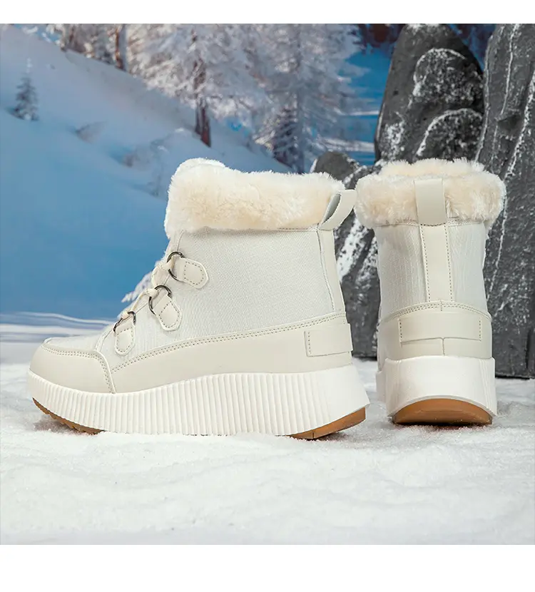 CMY 39-44 Neue High-Top-Baumwollschuhe für Damen Outdoor-Baumwollschuhe Schneestiefel Plateau-Baumwollschuhe_voghion.com