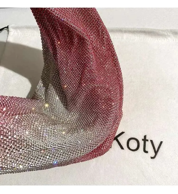 Hochwertige Glitzer Glänzend Rhie Dia Damen Handtasche Abend Hochzeit Party Clutch Handtasche Schulter Unterarm Tasche_voghion.com