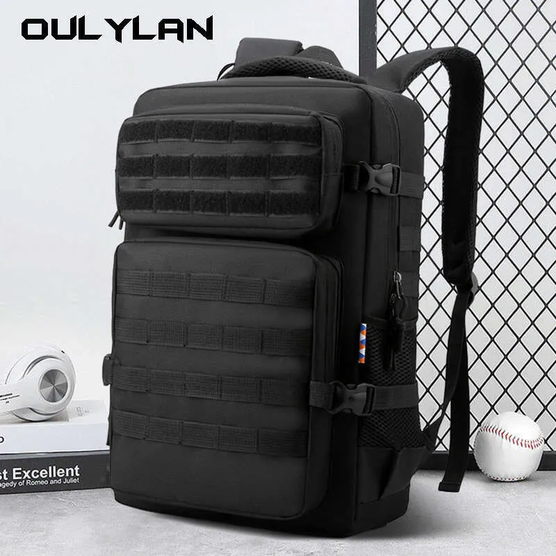 Outdoor Tactical Backk Men Camouflage Mountaineering Bag 20-35L Large Caity Bags Casual Travel Hiking Camping_voghion.com