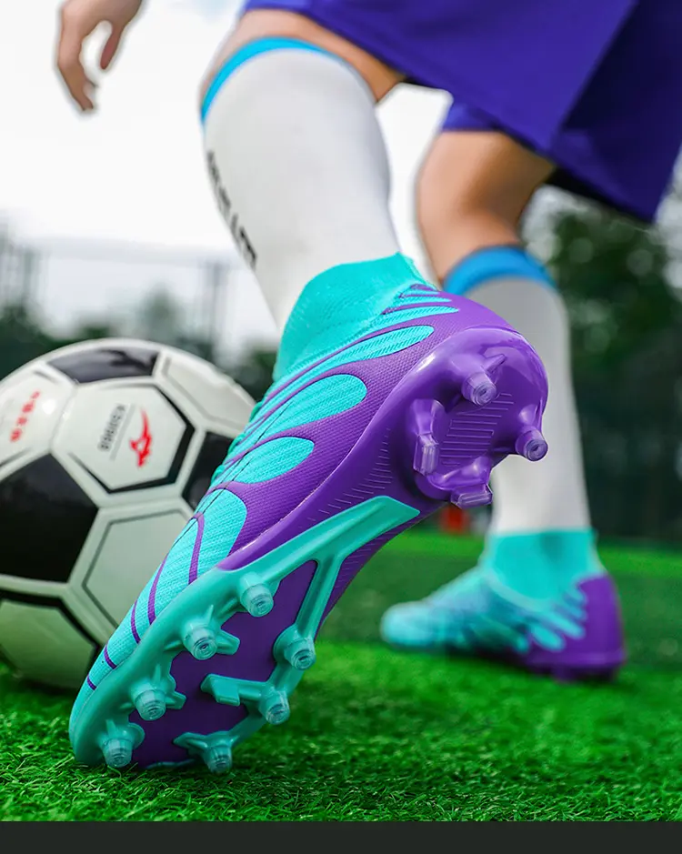 Assassins 15. Generation Fußballschuhe Leonardo DiCaprio, Cristiano Ronaldo, Neymar AG, Short High Top TF, Kinder Spike_voghion.com