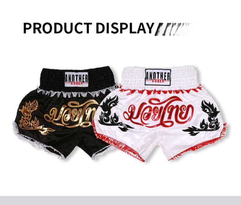 MMA Mixed Martial Arts Shorts, Spikelet Style Combat Sanda Shorts, Muay Thai Pants, Boxing Combat Shorts_desvips.com