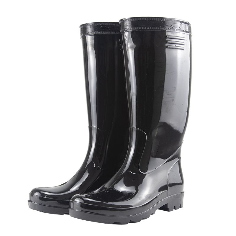 Hoge-buis waterdichte antislip waterschoenen voor op het werk_voghion.com