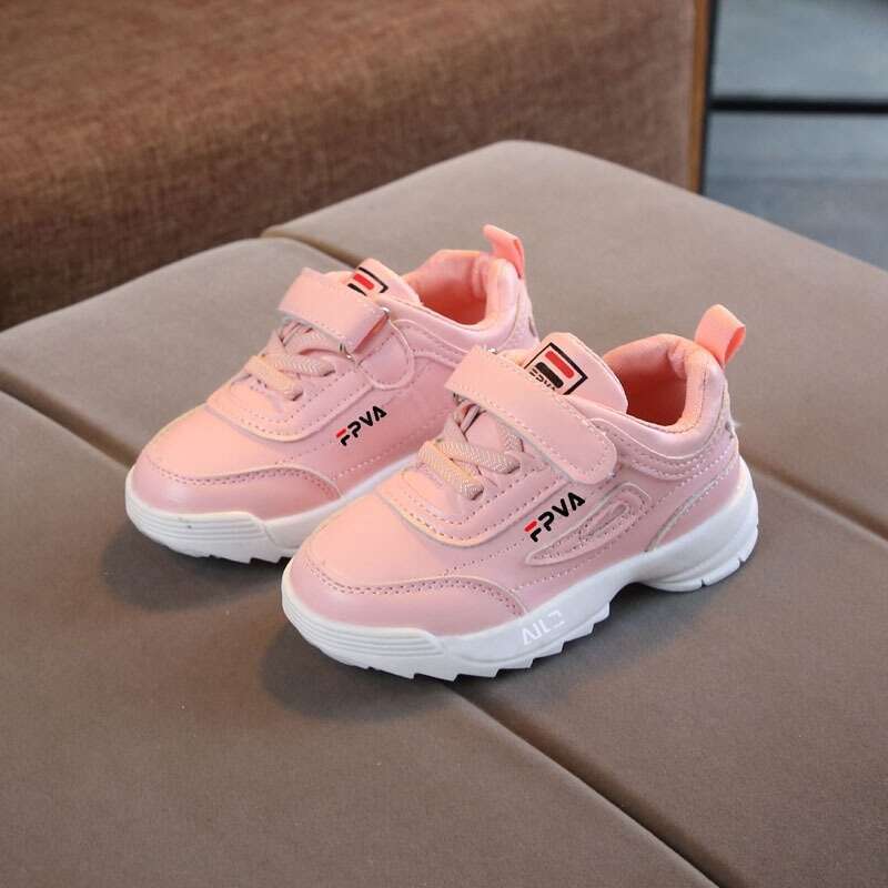 SHLIANG Kids Boys Girls Fashion Sneakers Baby Toddler Little Kids Leather Trainers Children School Sport Shoes Child Soft Running Shoes Y0346_voghion.com
