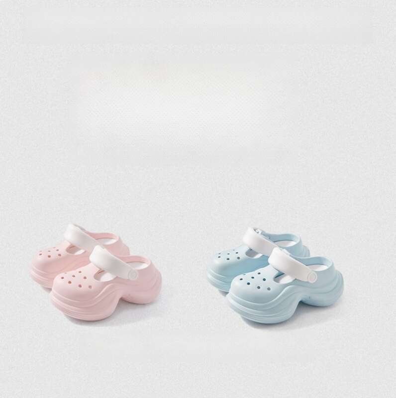 Spring And Summer Fashion Simple Small Waist Two-color Women's Style Slippers_voghion.com