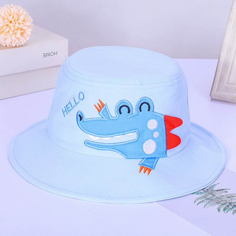 Cappello da pescatore per bambini cartone animato carino cappello da bacino sottile protezione solare parasole cappello da sole esterno per bambini estate ragazzi e ragazze_voghion.com