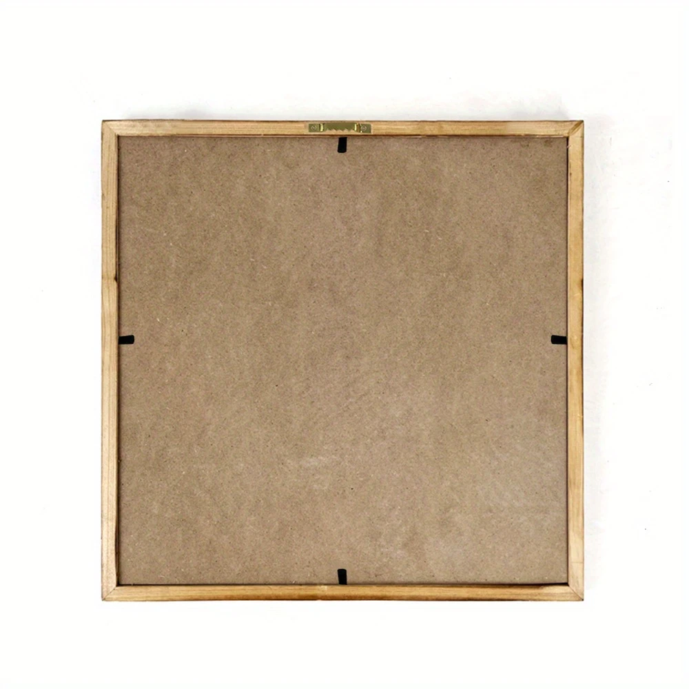 Nyckfull träskylt med kanin i badkar - 20x20 cm rustik tropisk dekor. Charmig lantlig väggkonst för badrum eller vardagsrum._voghion.com
