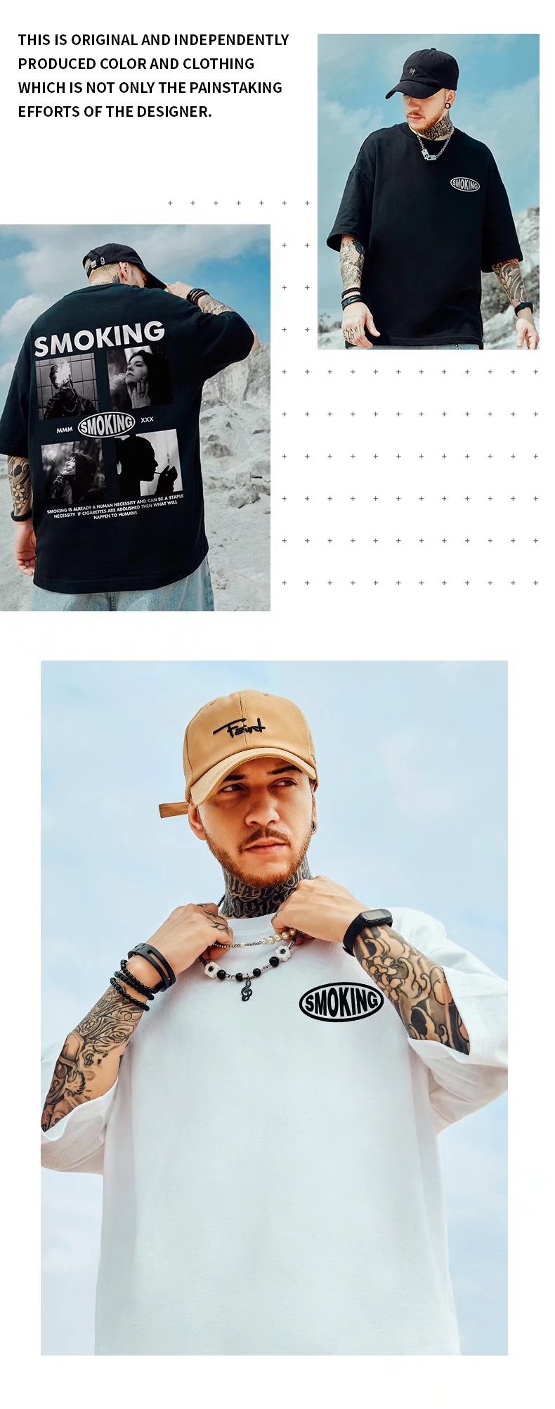 Short sleeved men's oversize trendy summer new loose couple outfit, dark and chubby oversized ins t-shirt_voghion.com