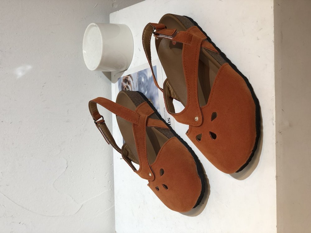 Sandales plates femme à une ligne et boucle_voghion.com