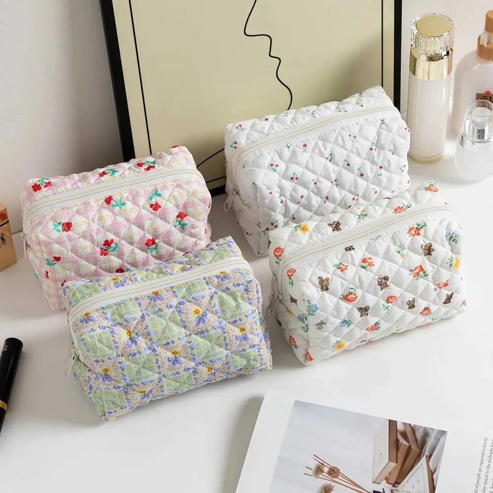 für Frauen Organizer Korean Wer Printing Womens Reise Make-up Tasche Beauty Box Y241023_voghion.com