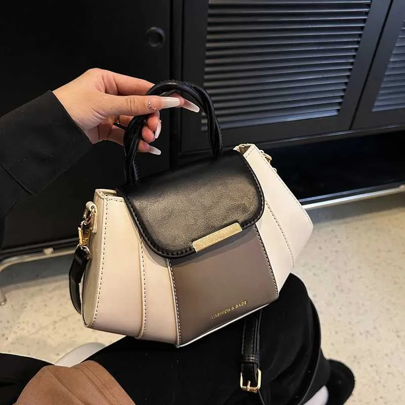 High Quality Soft Leather Handbag Women Purses Female Designer Patchwork Ladies Shoulder Crossbody Bag Sac A Main_voghion.com