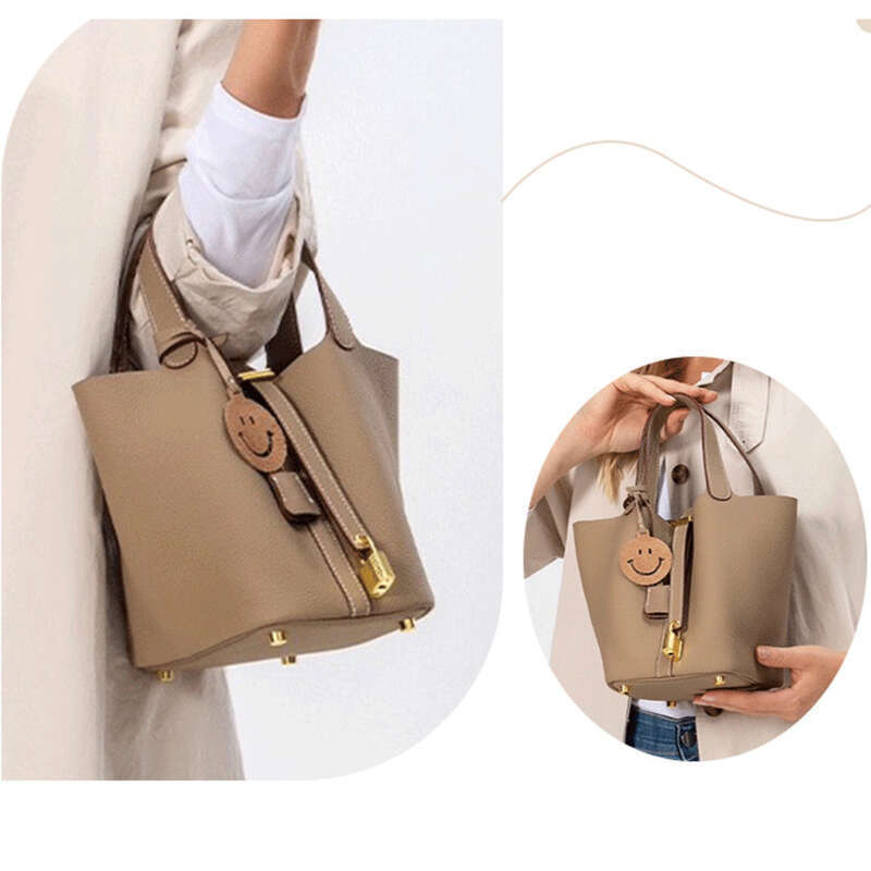 2025 Kopfpapier Gemüsekorb Echtes Leder Damentasche High-End-Handtasche_voghion.com