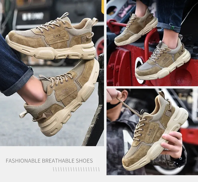 Chaussures de sécurité pour homme avec embout en acier renforcé_voghion.com