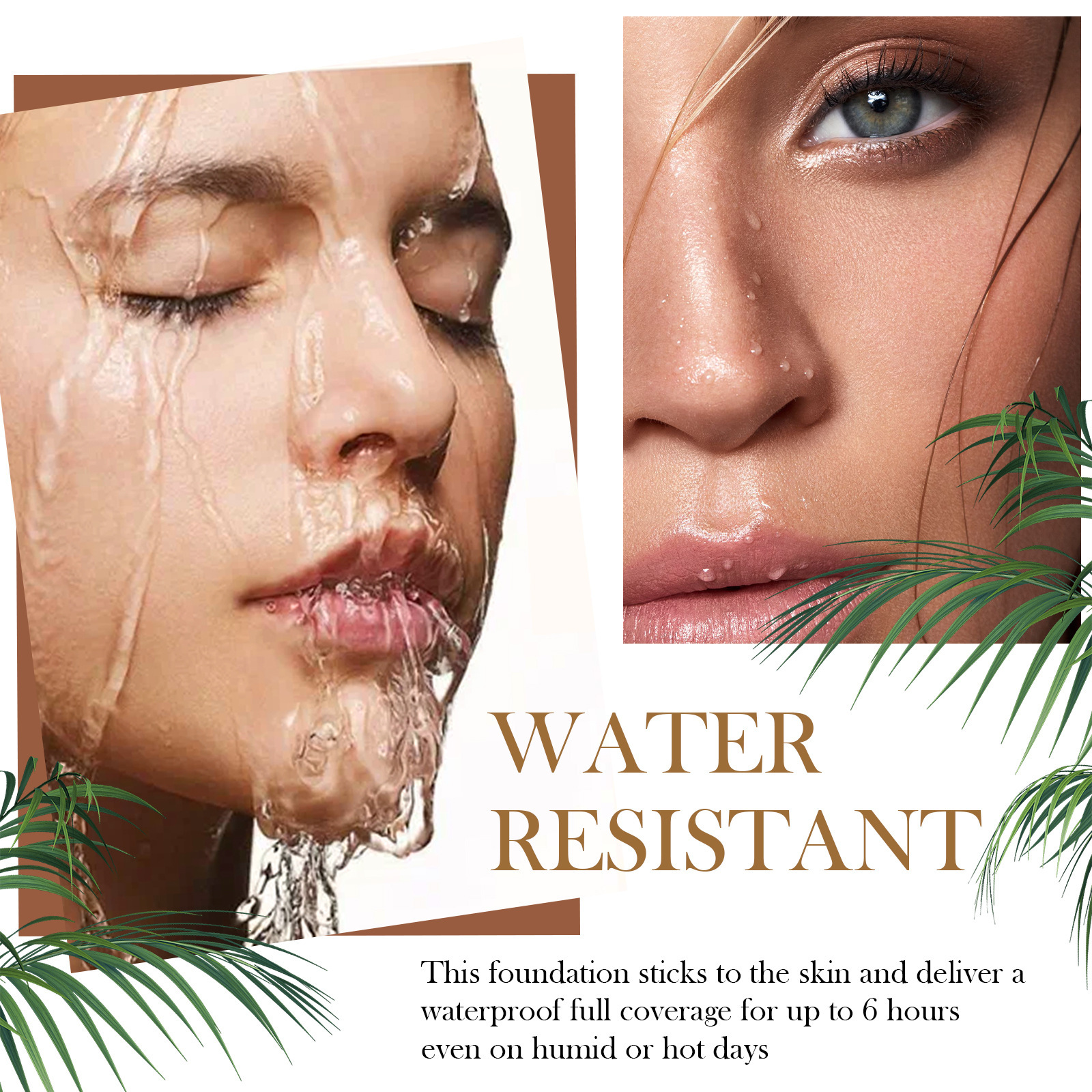 EELHOE controllo dell'umidità dell'olio, leggero, sottile, senza trucco, illuminante per la pelle, polvere fine e non appiccicosa, fondotinta correttore_voghion.com
