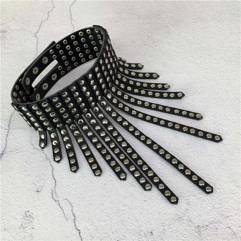 Sexet O-ring Choker Sort Justerbar Læder Punk Metal Kvinder Choker Kitty Halsbånd Underdanig Halskæder Fetish Slave Valentine's Bondage Gear_voghion.com