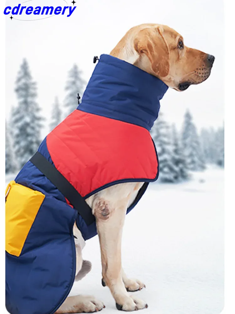 Winter Warm Verdicken Wasserdicht Warme Hundekleidung Für Kleine Mittel Große Hunde Haustier Hundemantel Windhund Dobermann Labrador Outfits_voghion.com