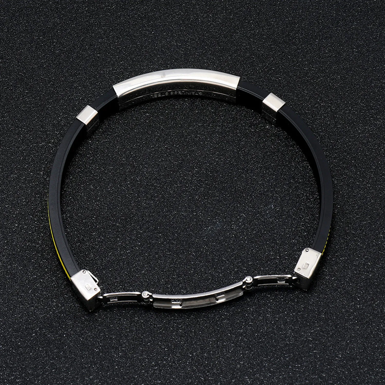 Braccialetto 1PC Uomo Trendy Braccialetto Intrecciato In Acciaio Inossidabile Per Energia Donna Moda Gioielli In Metallo Regalo_voghion.com