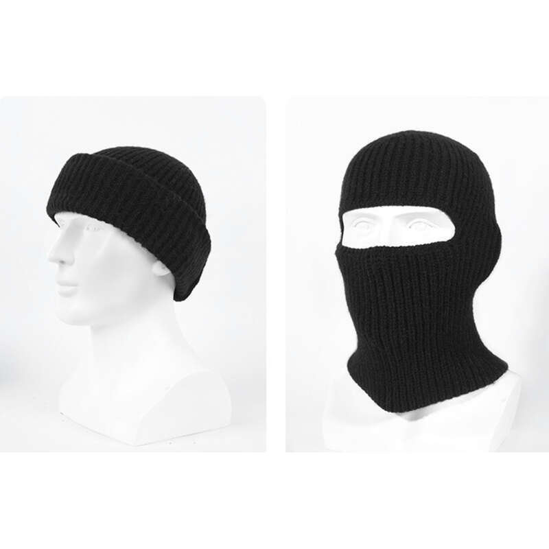 autumn And Winter Knitted Outdoor Thick Cycing Warm Mask, Men's Doube-ayer Skiing Dua-use Cod Hat, New_voghion.com