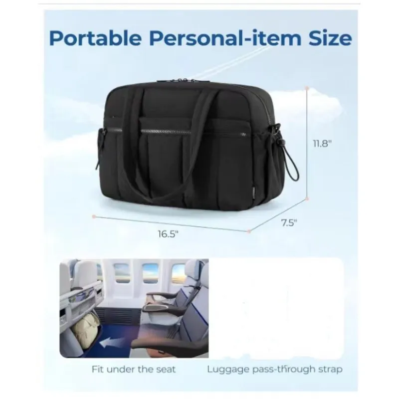 Travel Duffel Gym For Women With Wet Pocket Carry On Weekender Bags High-capacity Hand Lage Airport Cabin Bag_voghion.com
