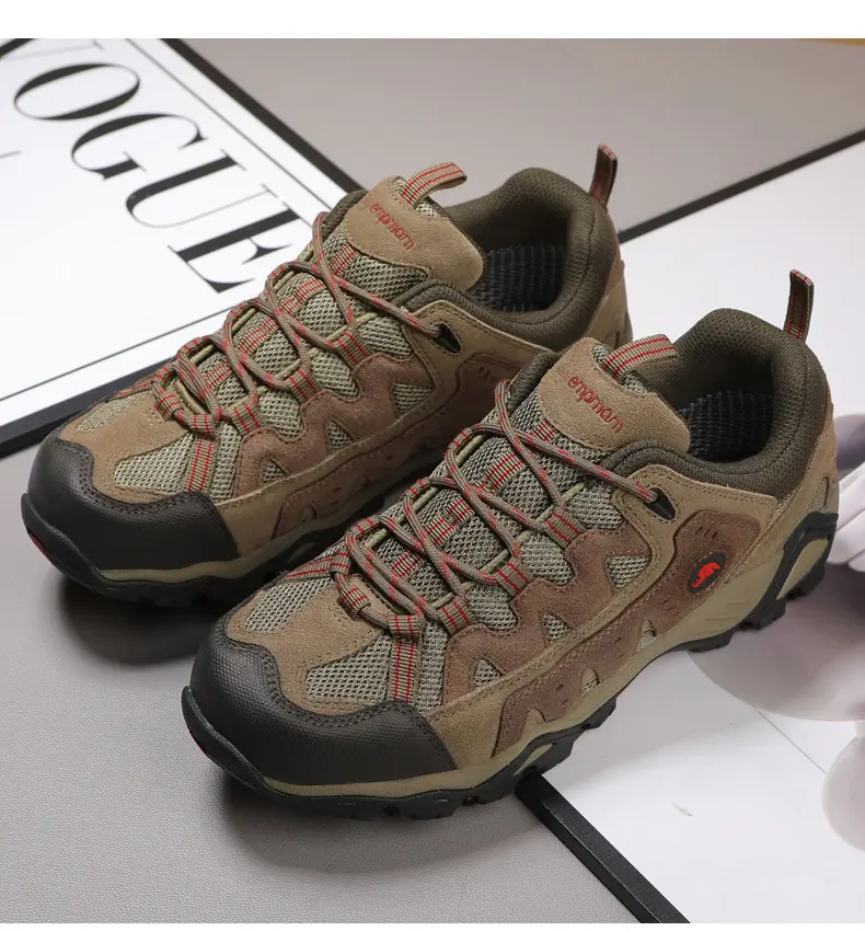 Large-size Fashion Trendy Outdoor Shoes, Casual Lightweight And Comfortable Hiking Shoes, All-season Breathable Hiking Shoes_voghion.com