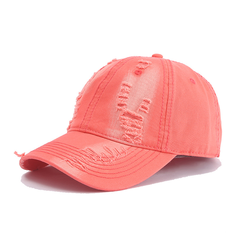 Vintage baseball cap in used look denim pet voor dames_voghion.com