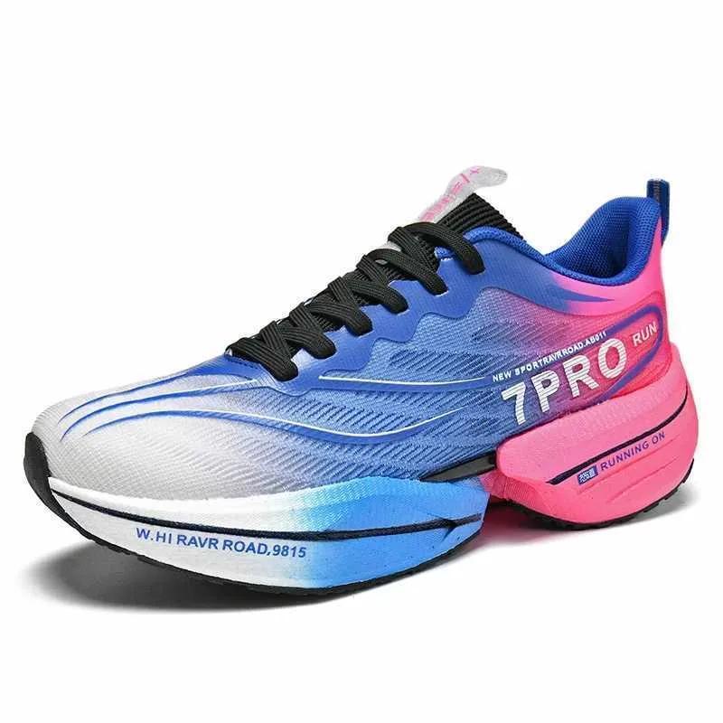 Carbon Plate Couples Running Shock-Absorbing Rebound Ultra-Light Sports Shoes For Men And Women Summer Mesh Breathable_voghion.com